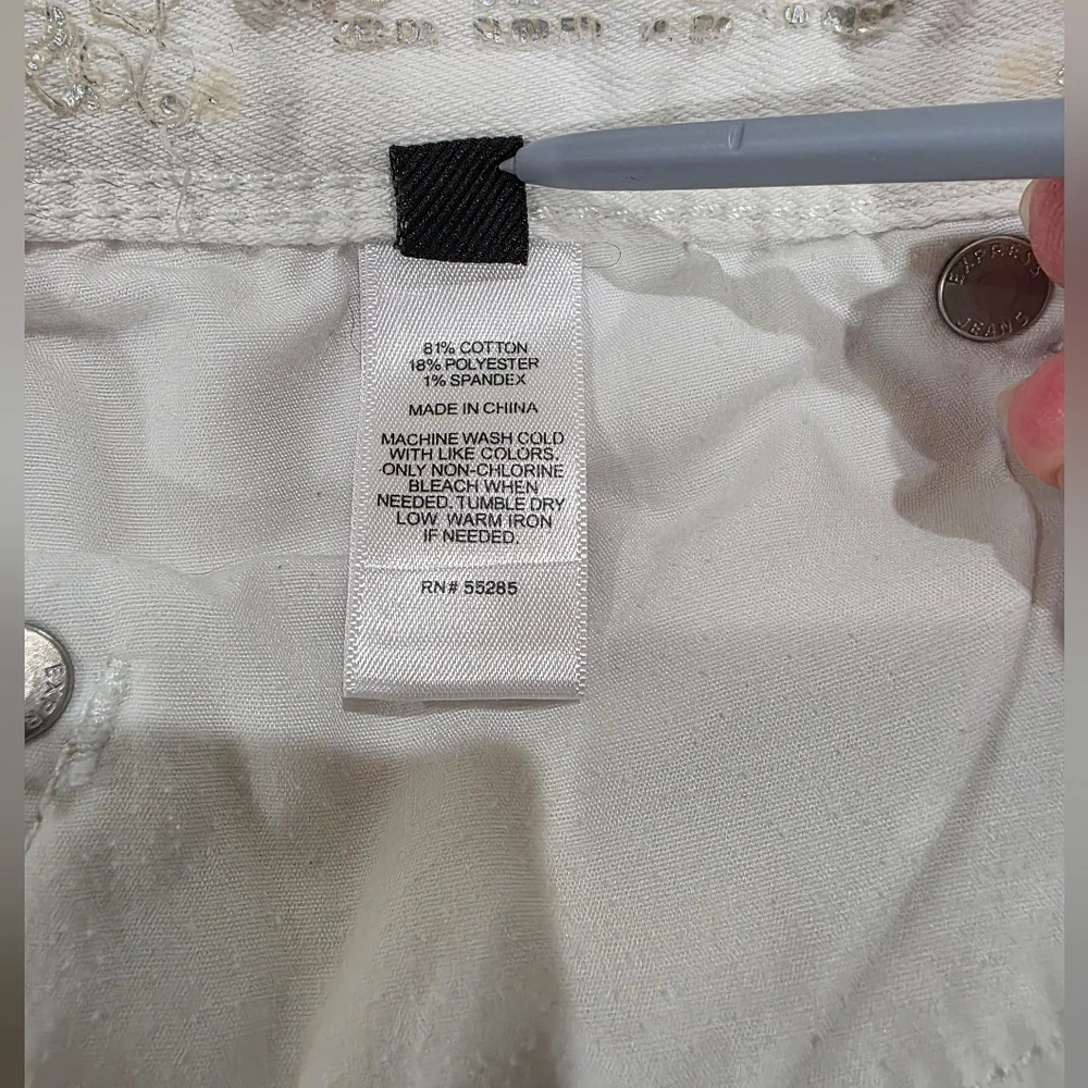 Express White Cropped Jeans for Women - Picture 8 of 11